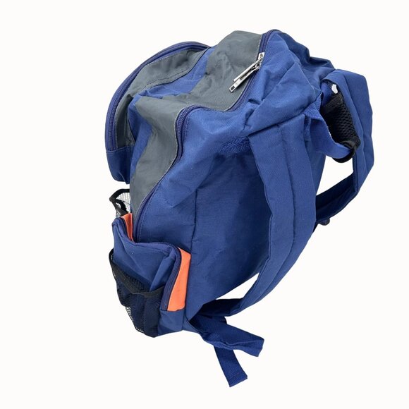 Climb Mtn Terrain Off Limit 68 Blue Orange Backpck Multi Pkts Hike Travel School - Picture 5 of 10